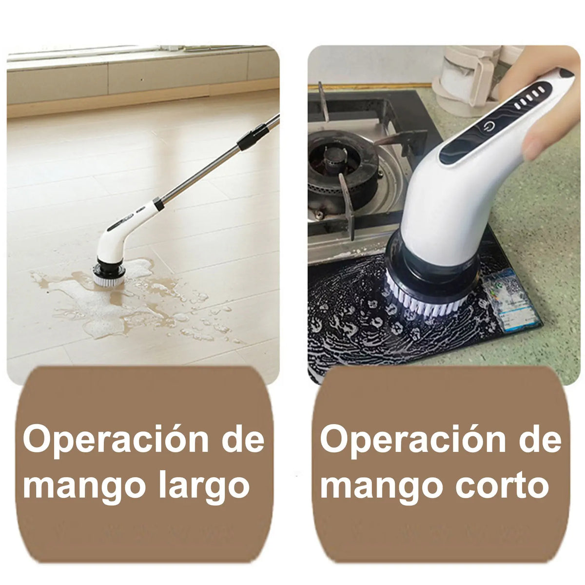 Cepillo Eléctrico Multisuperficie 9 en 1