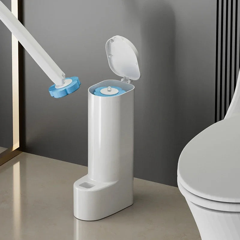 Escobilla WC Desechable — Baño más higiénico, sin tocar el cepillo sucio