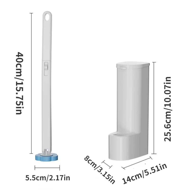 Escobilla WC Desechable — Baño más higiénico, sin tocar el cepillo sucio