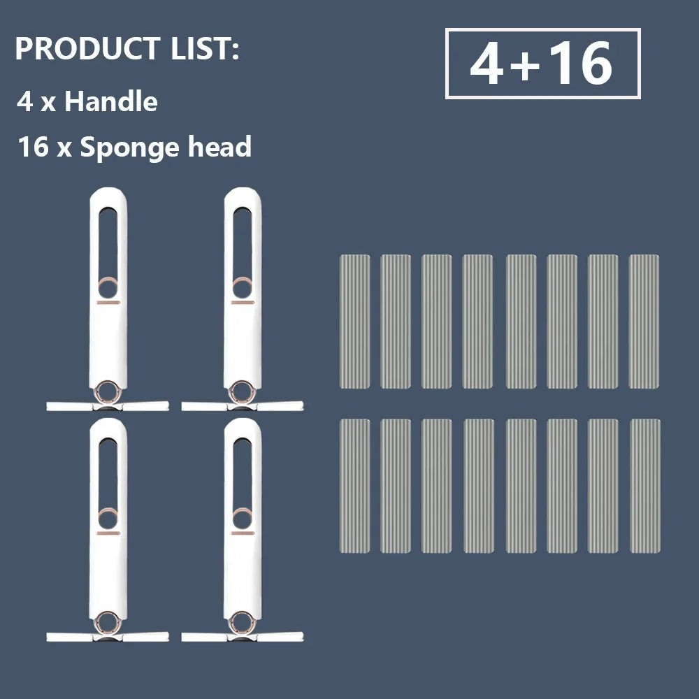 Mini Fregona Plegable — Limpia sin cubo