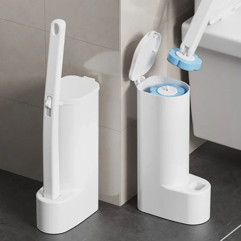 Escobilla WC Desechable — Baño más higiénico, sin tocar el cepillo sucio