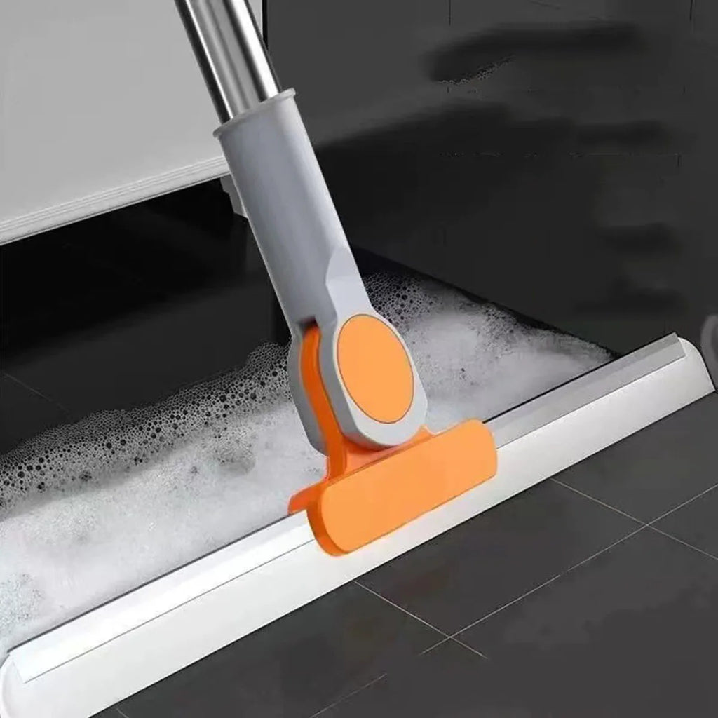 Escoba Raspadora de Silicona Mágica — Limpia Suelo, Cristales y Baño con Una Sola Herramienta